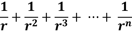 Series of fractions